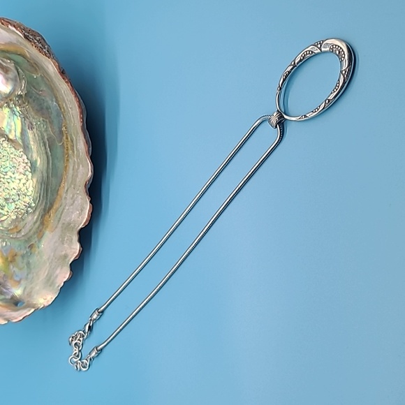 Brighton "SWINGING SIXTIES" Oval Reversible Pendant w Swarovski Crystals Retired - Picture 3 of 10